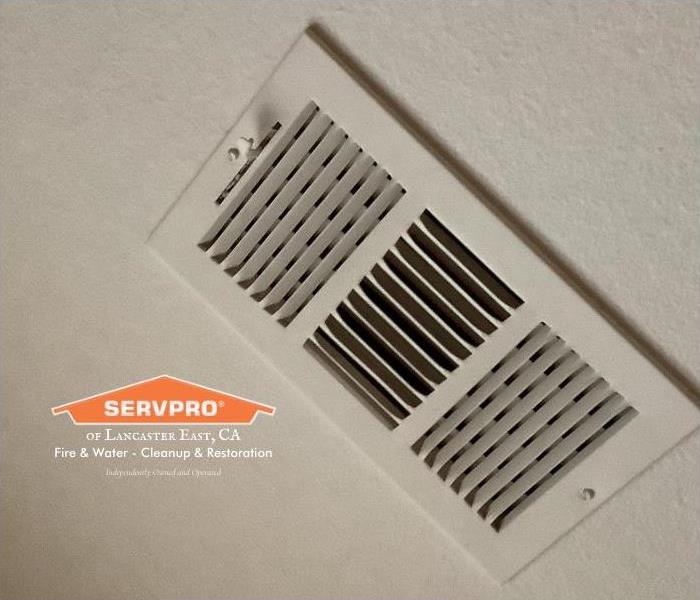 clean vent on home ceiling